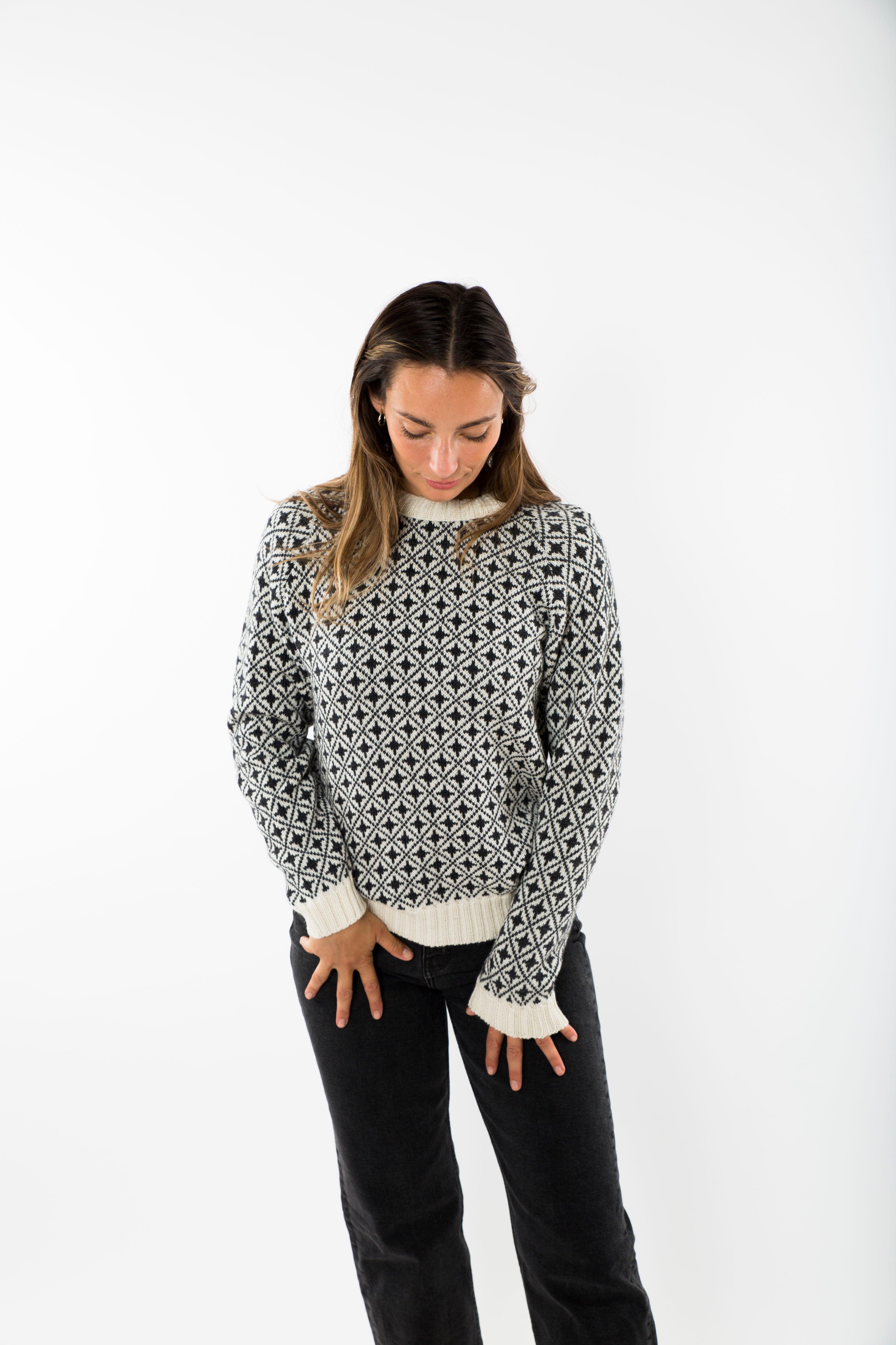 ALMA SWEATER ROUND NECK - Fuza Wool
