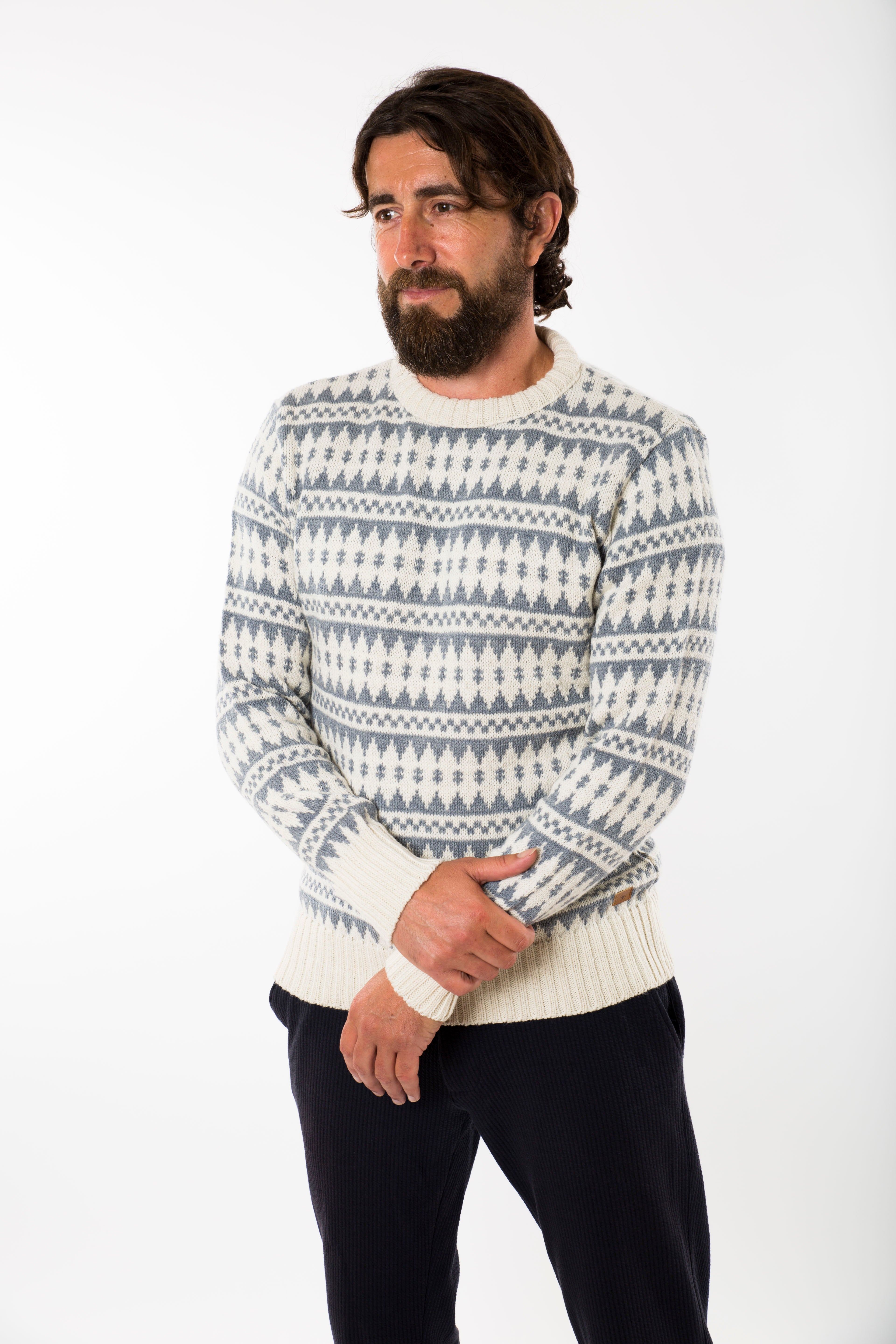 GORM SWEATER ROUND NECK - Fuza Wool