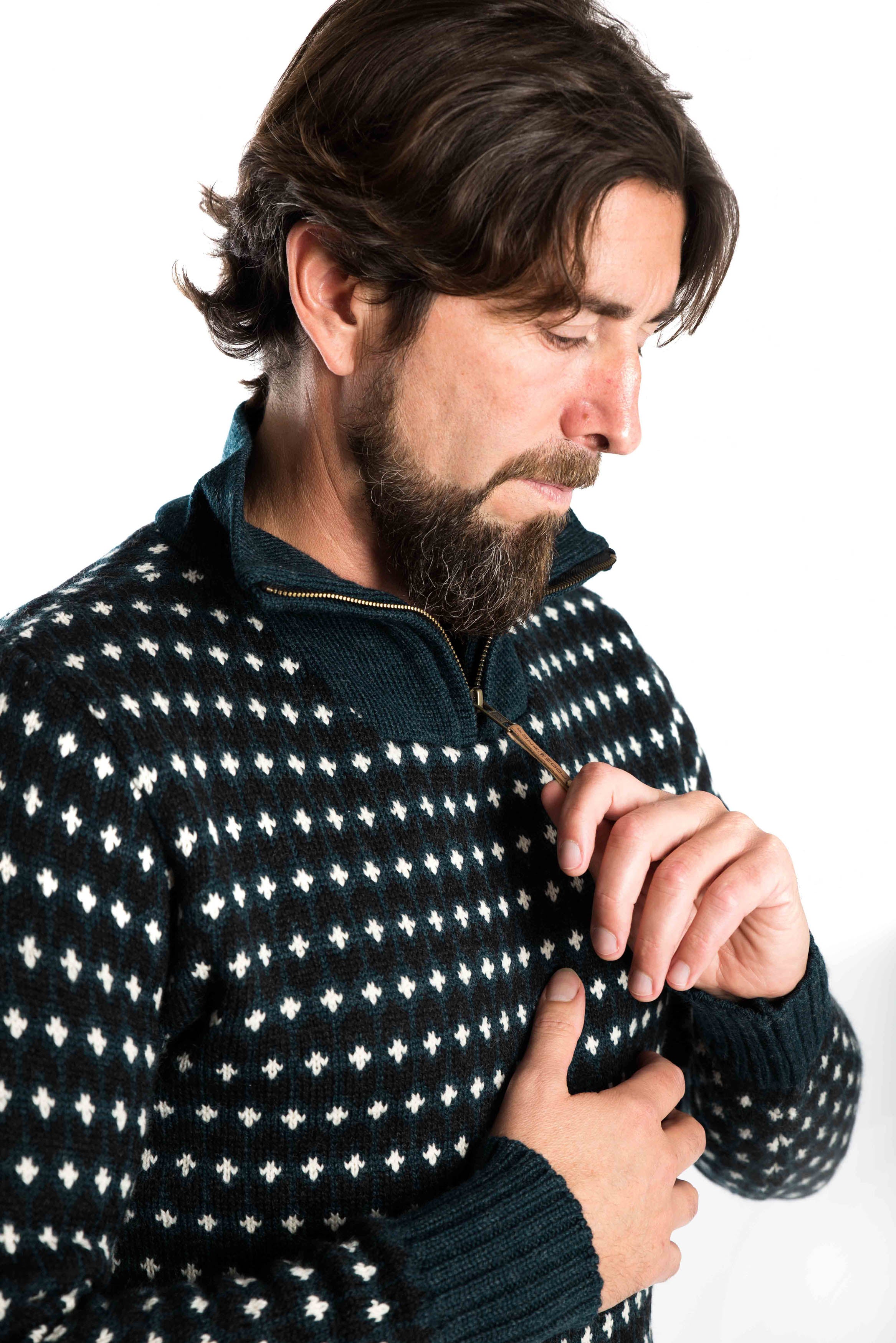 YMER 1/2 ZIP SWEATER