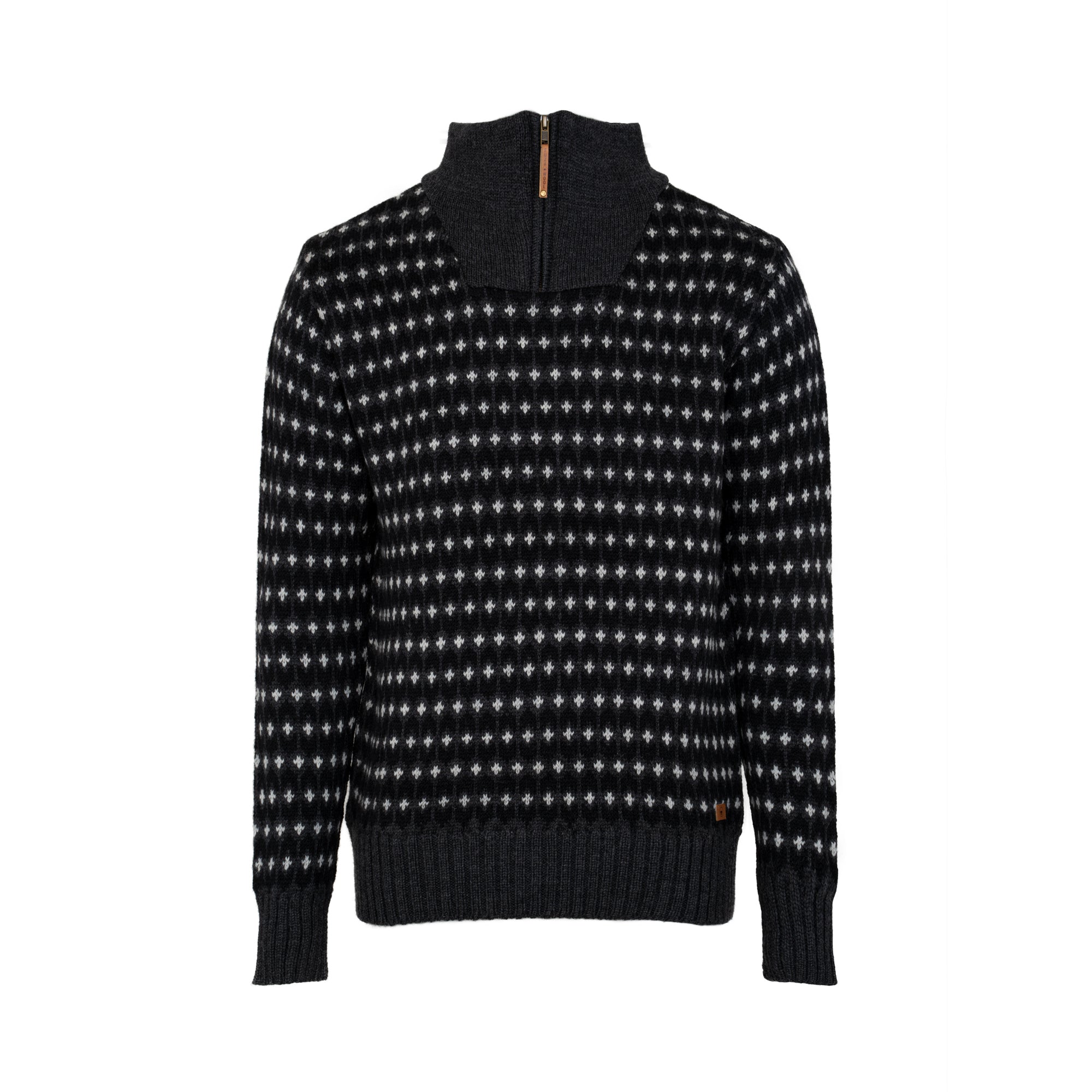 YMER 1/2 ZIP SWEATER - Fuza Wool