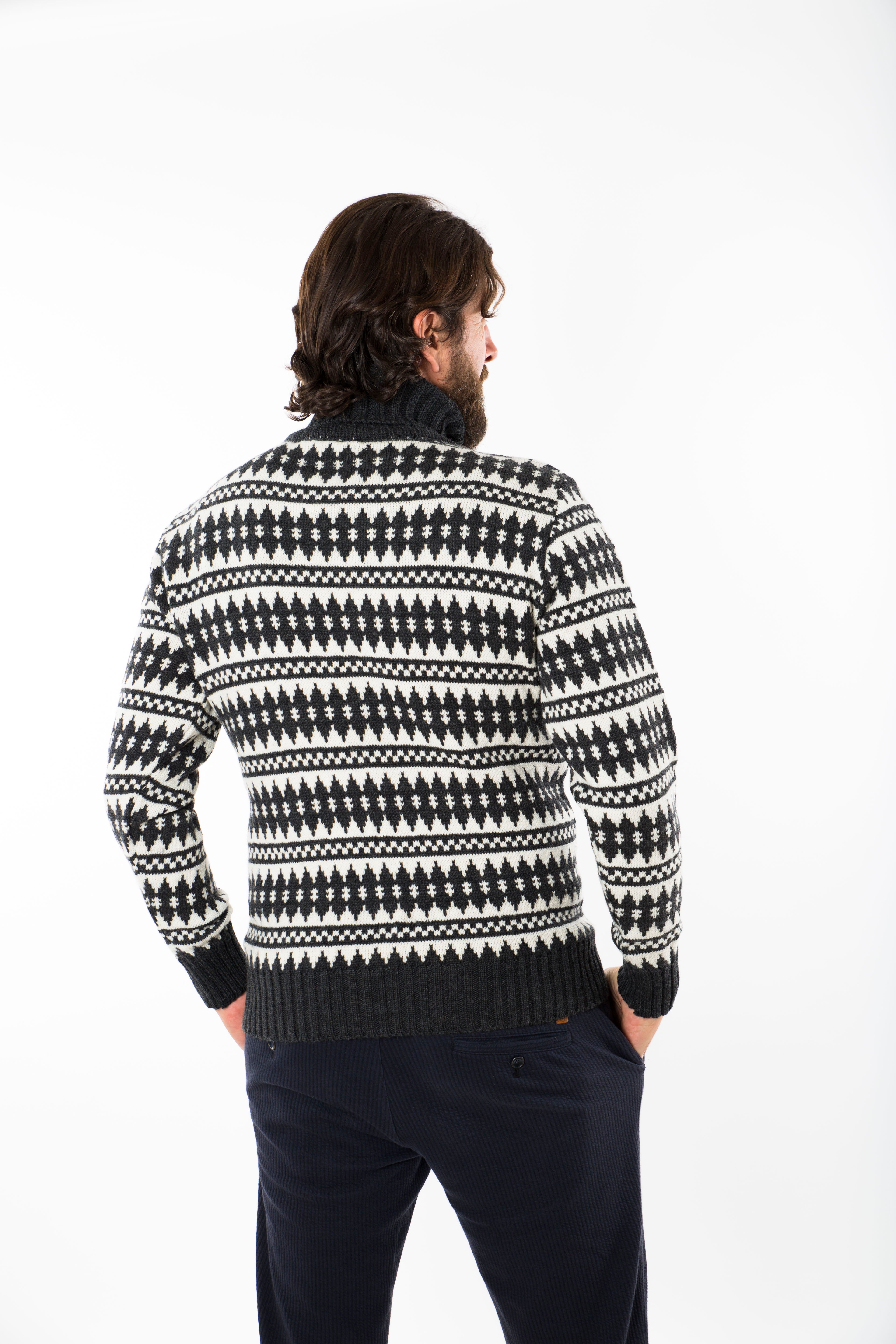 GORM SWEATER HIGH NECK - Fuza Wool