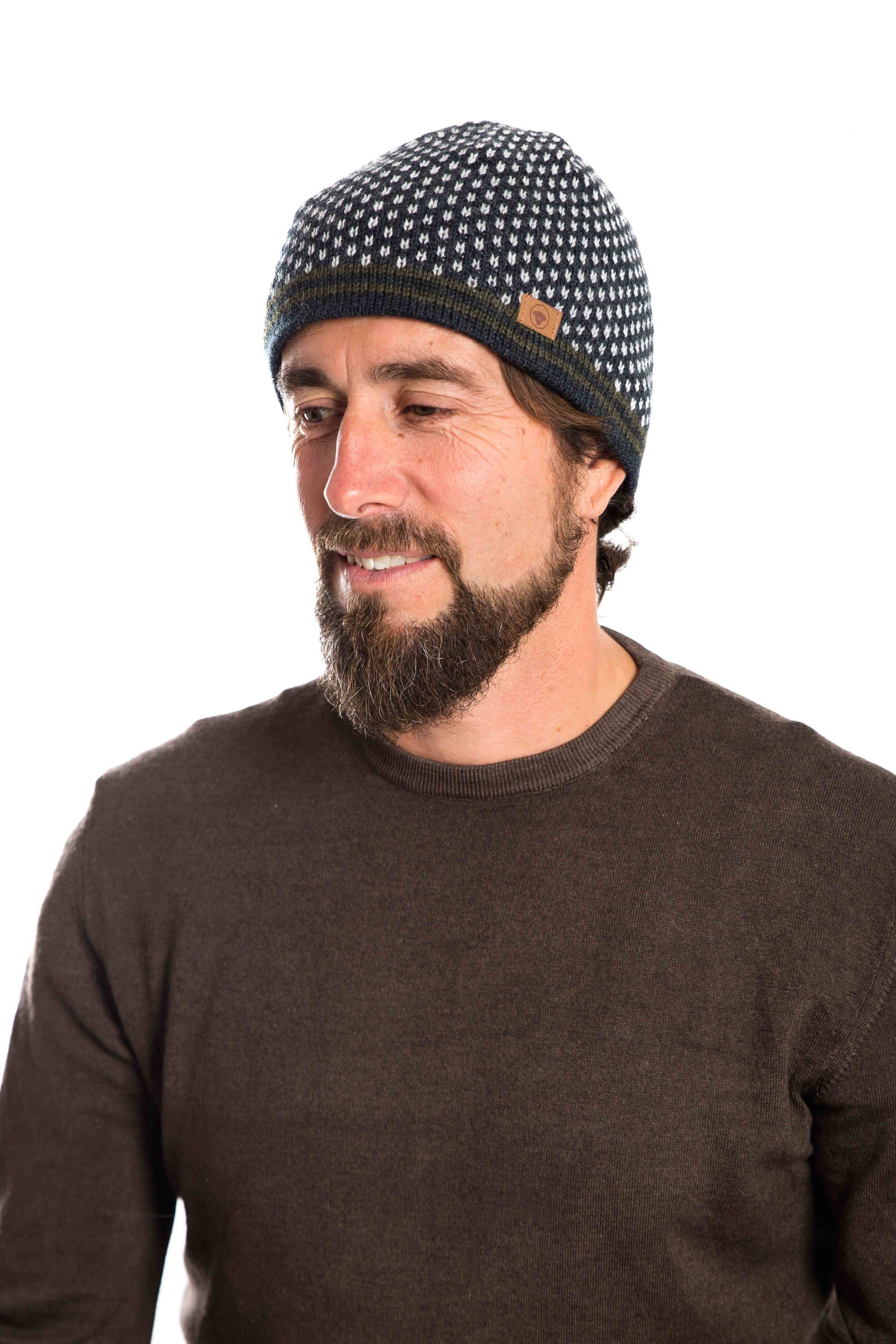 NORDIC STRIPE BEANIE REVERSIBLE