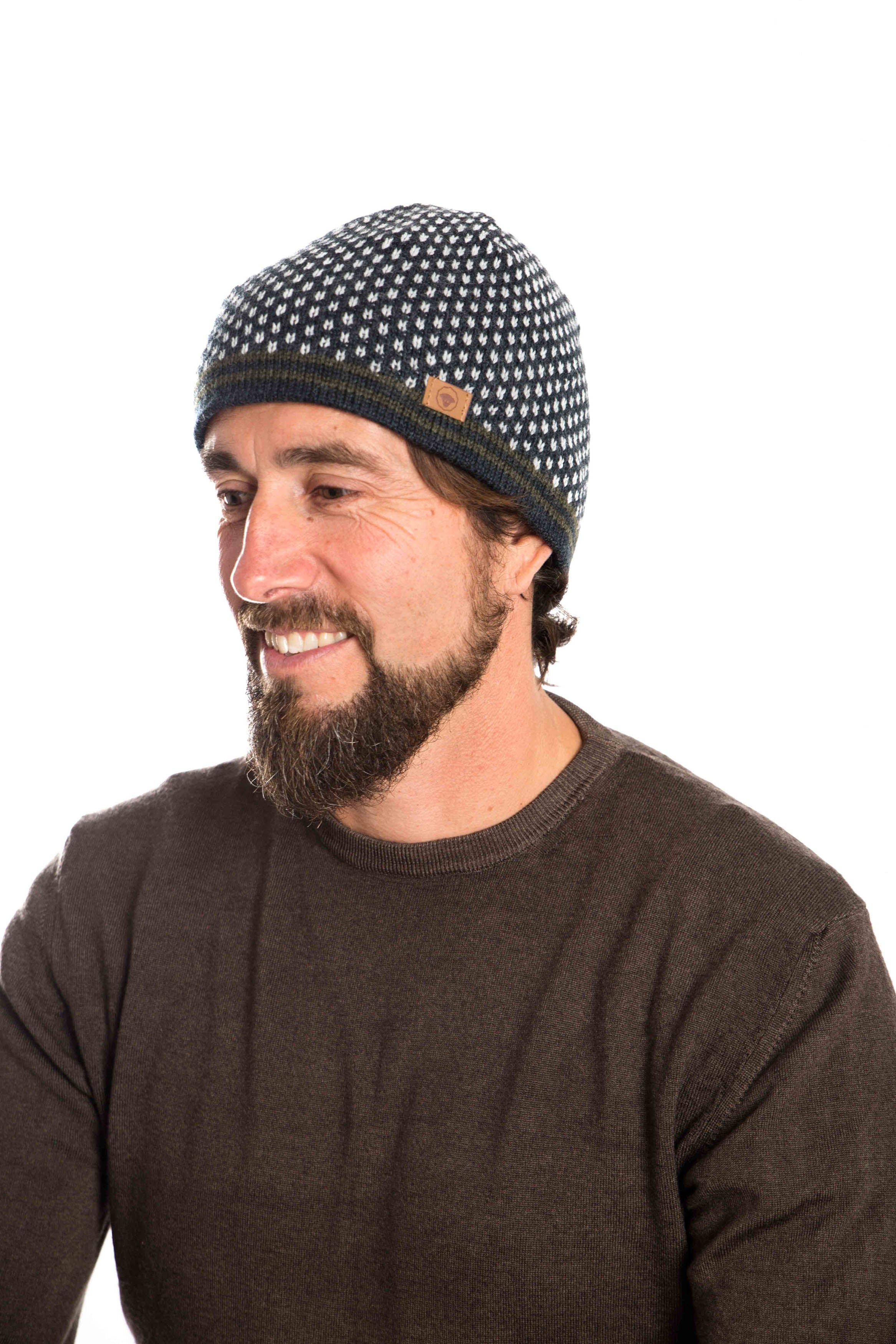 NORDIC STRIPE BEANIE REVERSIBLE