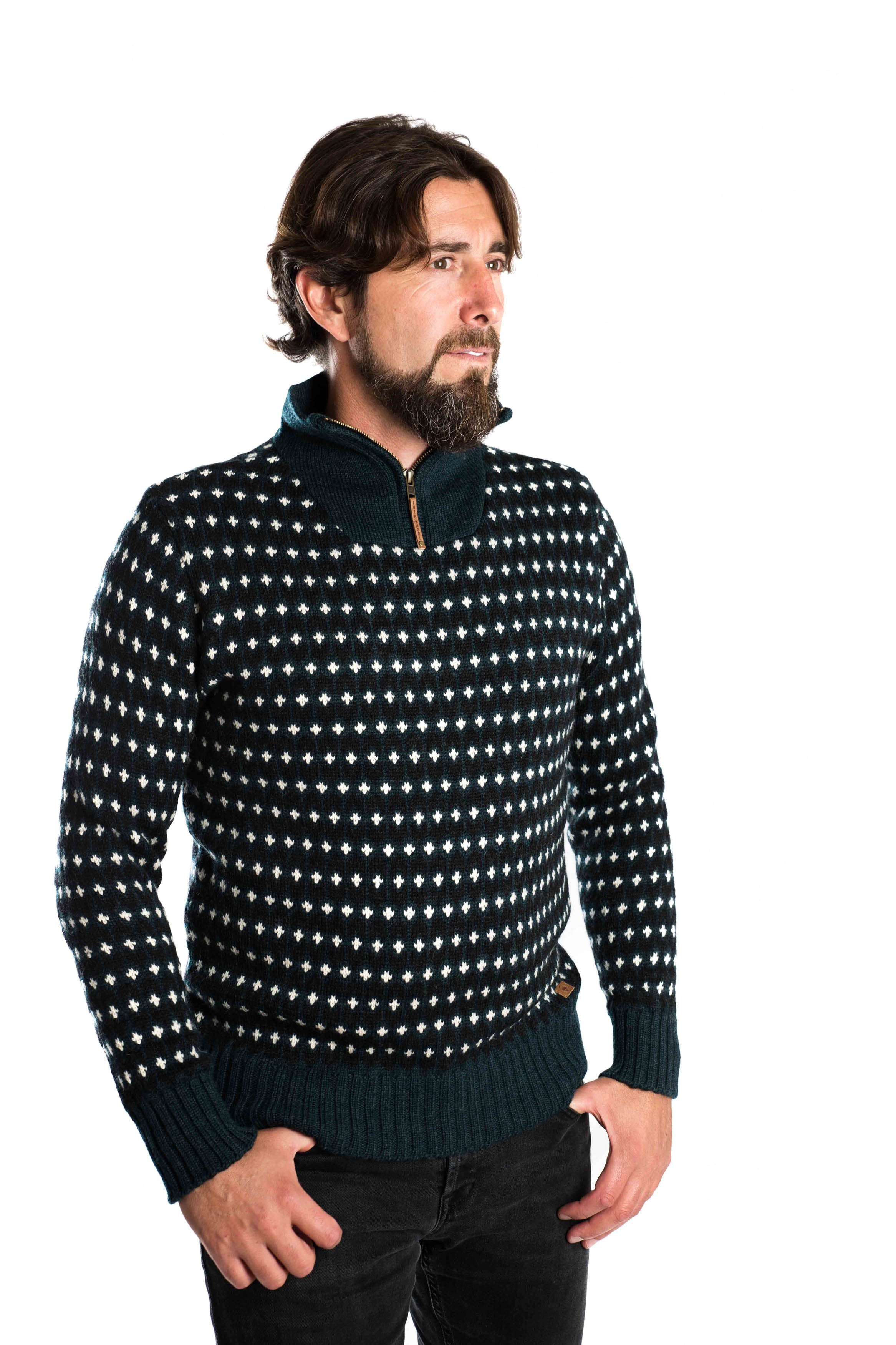 YMER 1/2 ZIP SWEATER