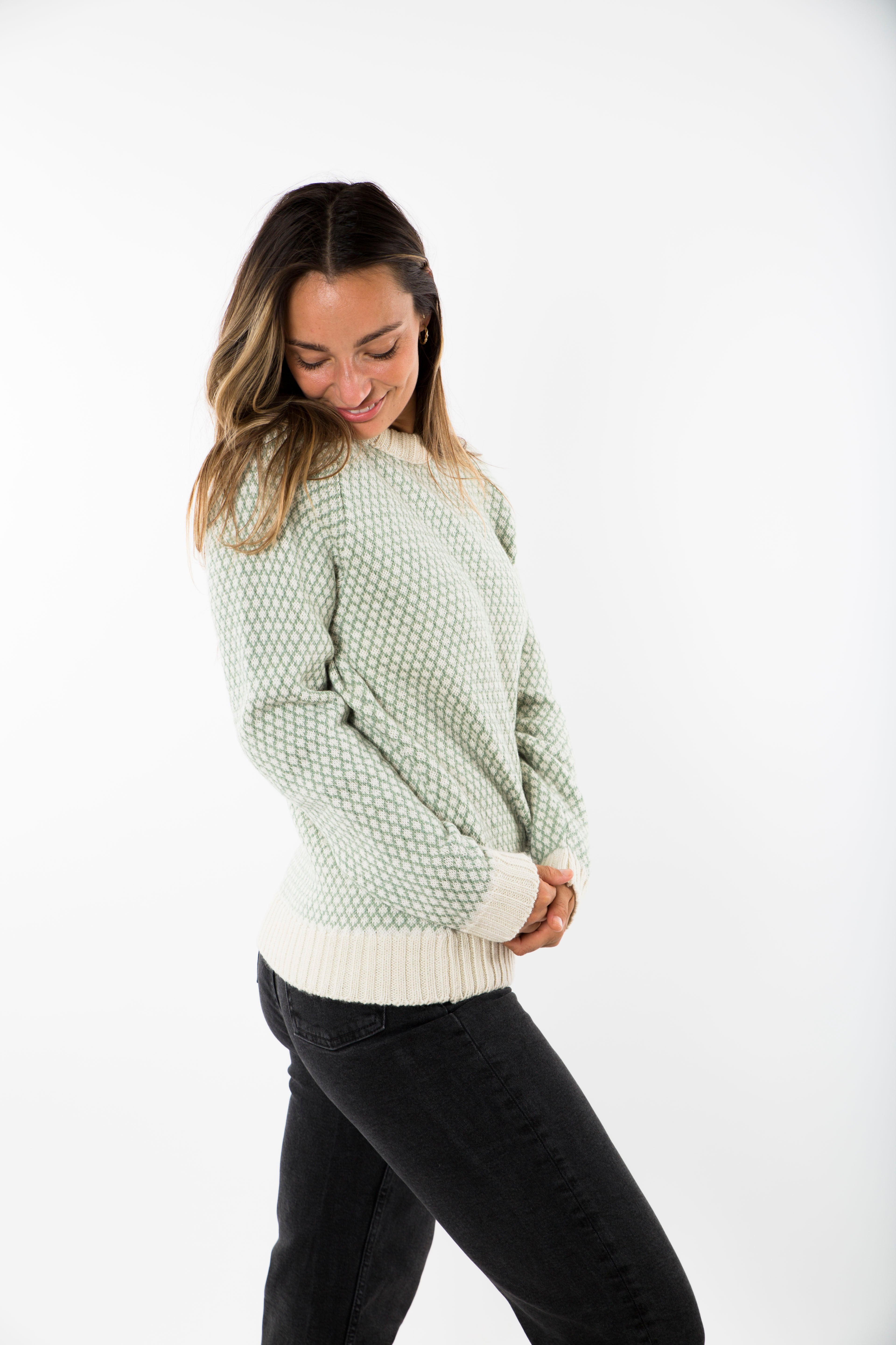 LIV SWEATER ROUND NECK - Fuza Wool